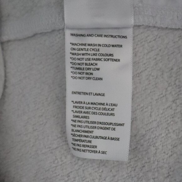 Lole Womens White Sz XXL Full Zip Comfy Athletic Casual Fleece Hooded Sweater - Picture 14 of 14